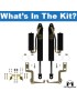 Amortyzatory przednie RockSport BLACK 2,5-35 lift Jeep Wrangler JL | Gladiator