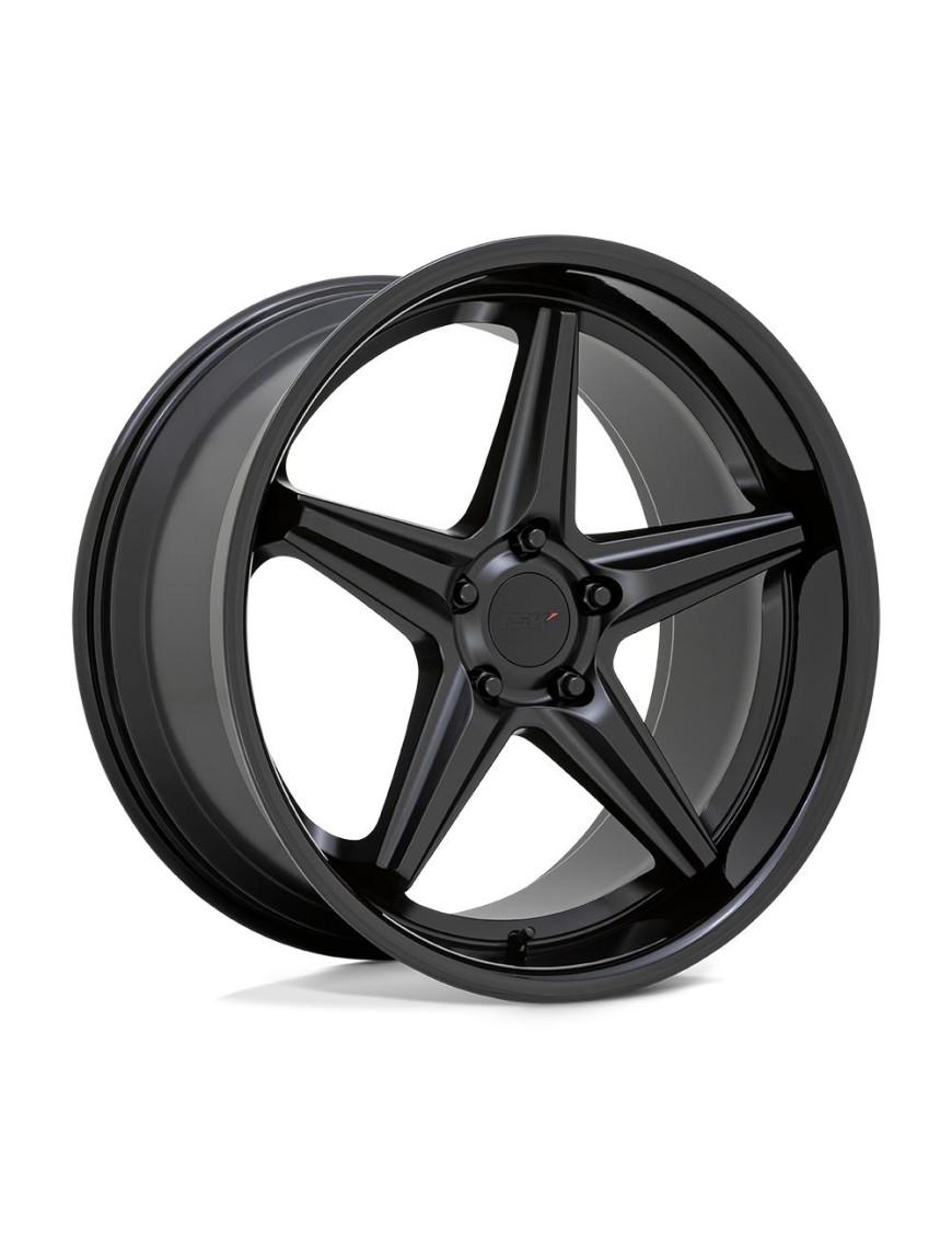 Felga aluminiowa LAUNCH Matte Black W/ Gloss Black Lip TSW