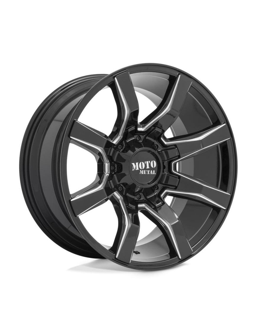 Felga aluminiowa MO804 SPIDER Gloss Black Milled MOTO METAL