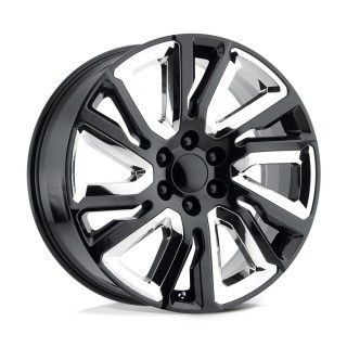Felga aluminiowa PR202 Gloss Black W/ Chr Acc PERFORMANCE REPLICAS