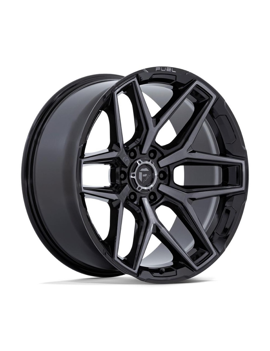 Felga aluminiowa FLUX Gloss Black Brush Fc Gray Ddt FUEL