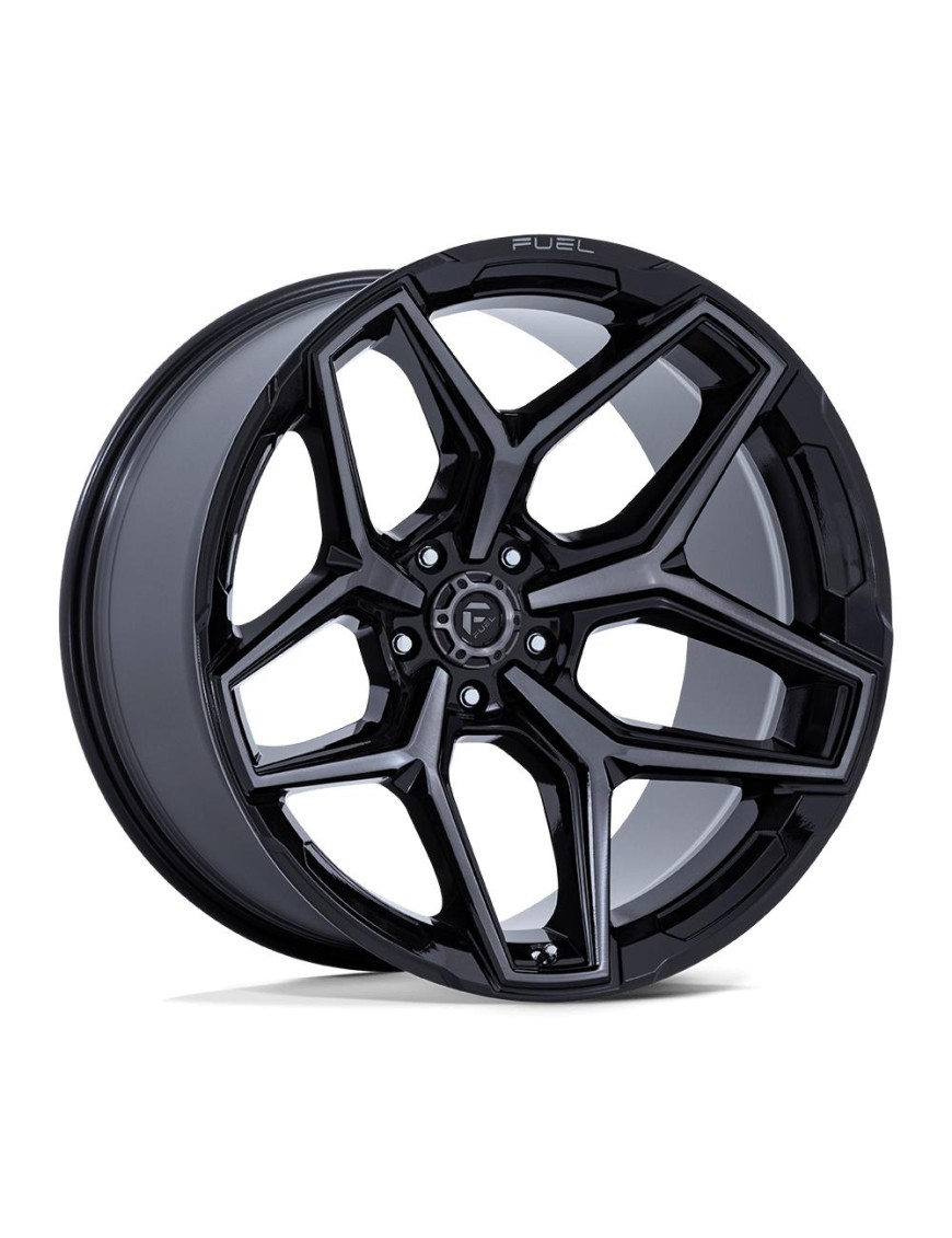 Felga aluminiowa FLUX Gloss Black Brush Fc Gray Ddt FUEL