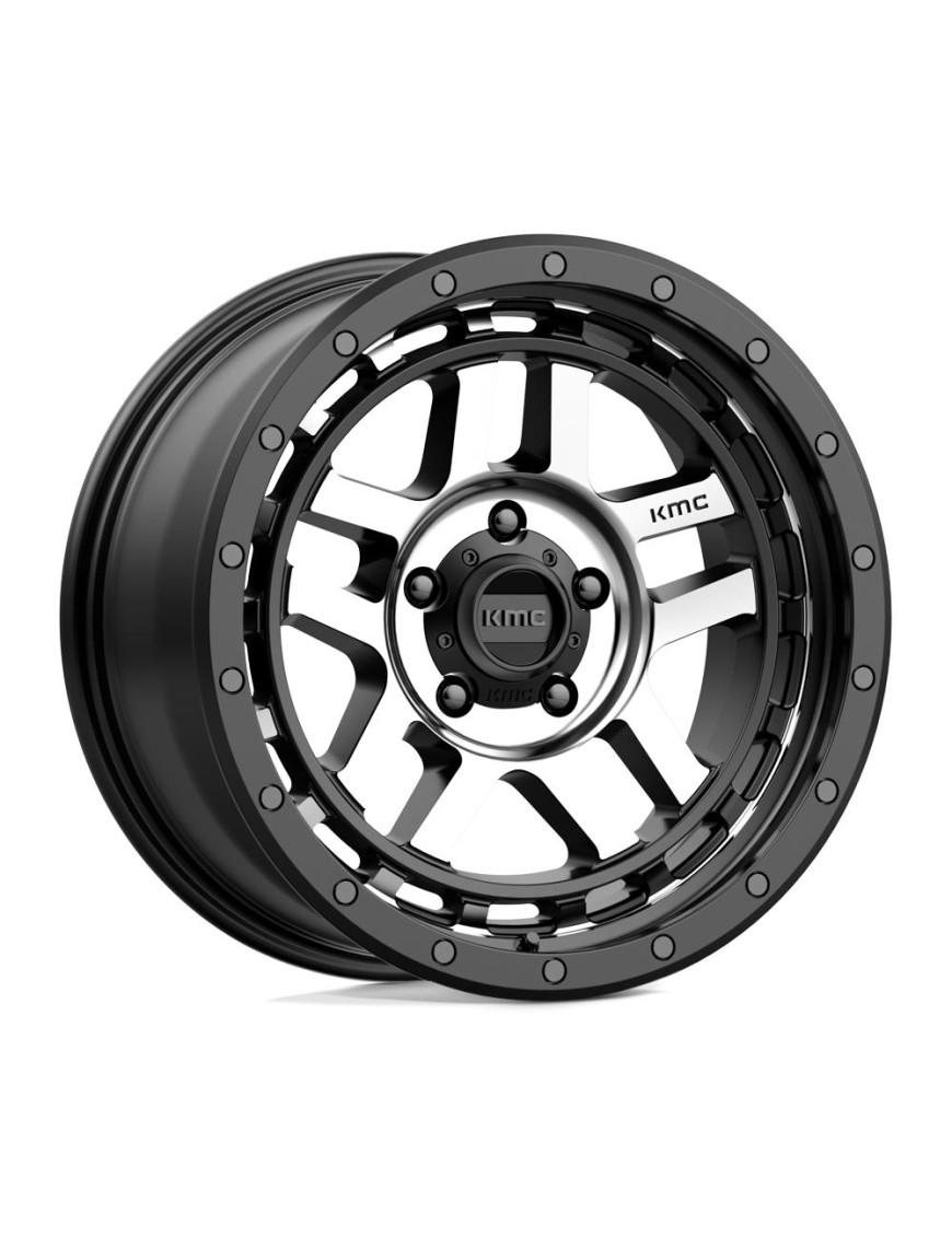 Felga aluminiowa KM540 RECON Satin Black Machined KMC