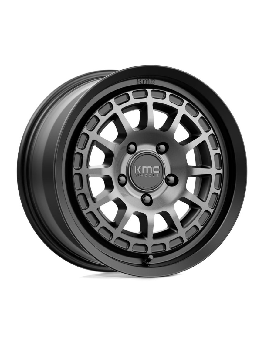 Felga aluminiowa KM719 CANYON Satin Black W/ Gray Tint KMC