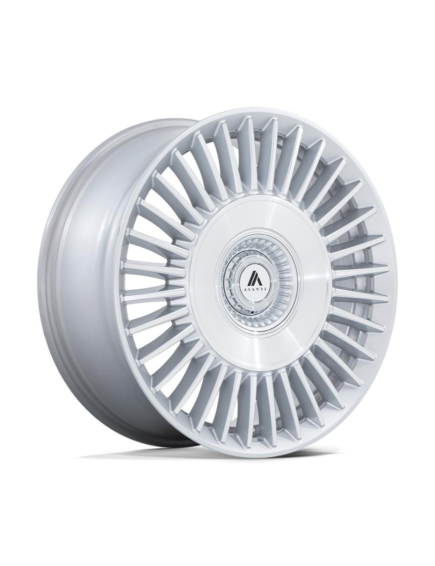 Felga aluminiowa AB040 TIARA Gloss Silver Bright Mach Face ASANTI