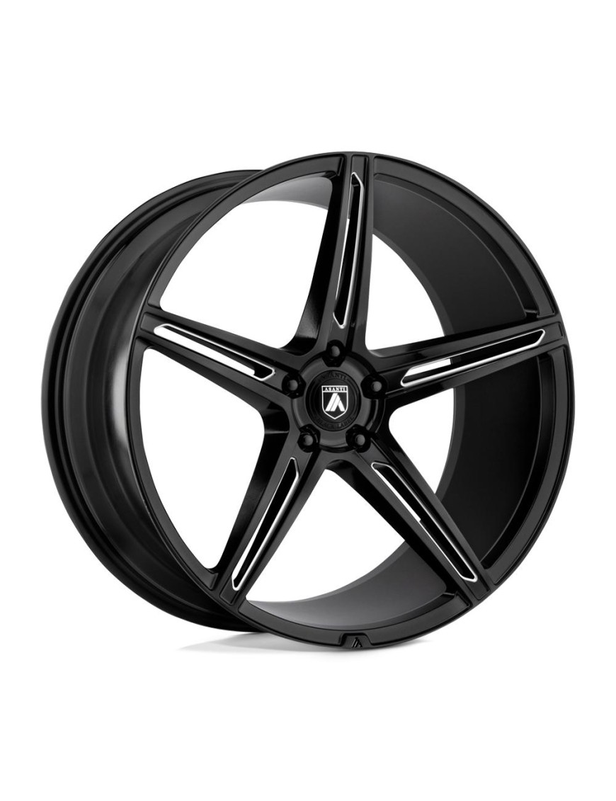 Felga aluminiowa ABL-22 ALPHA 5 Gloss Black Milled ASANTI