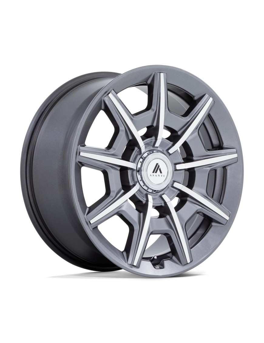 Felga aluminiowa AB041 ESQUIRE Gloss Anthracite Bright Mach ASANTI