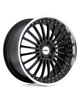Felga aluminiowa SILVERSTONE Gloss Black W/ Mirror Cut Lip TSW