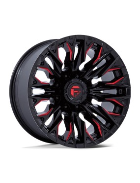 Felga aluminiowa D823 FLAME Gloss Black Milled W/ Candy Red FUEL