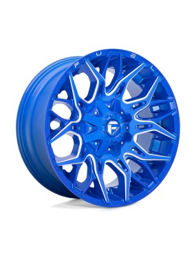 Felga aluminiowa D770 TWITCH Anodized Blue Milled FUEL