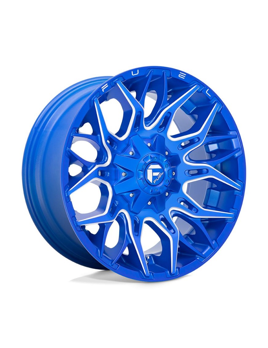 Felga aluminiowa D770 TWITCH Anodized Blue Milled FUEL