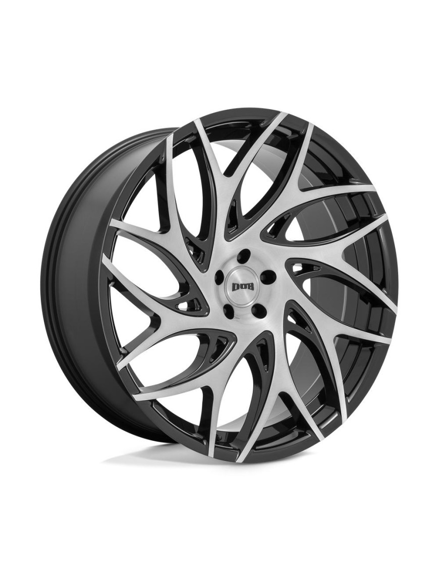 Felga aluminiowa S260 G.O.A.T. Brushed Face W/ Gloss Black Dark Tint Spokes DUB