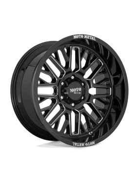 Felga aluminiowa MO802 WARLOCK Gloss Black Milled MOTO METAL