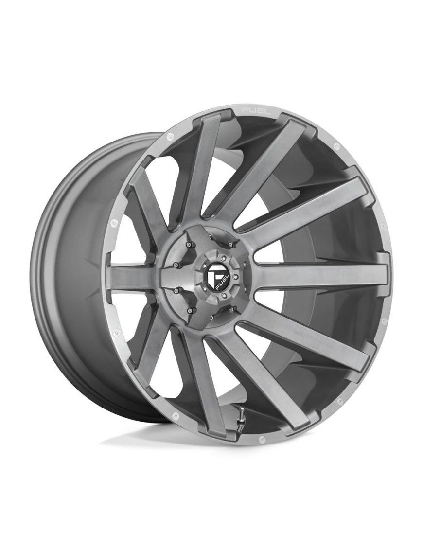 Felga aluminiowa D714 CONTRA PLATINUM Brushed Gun Metal Tinted Clear FUEL