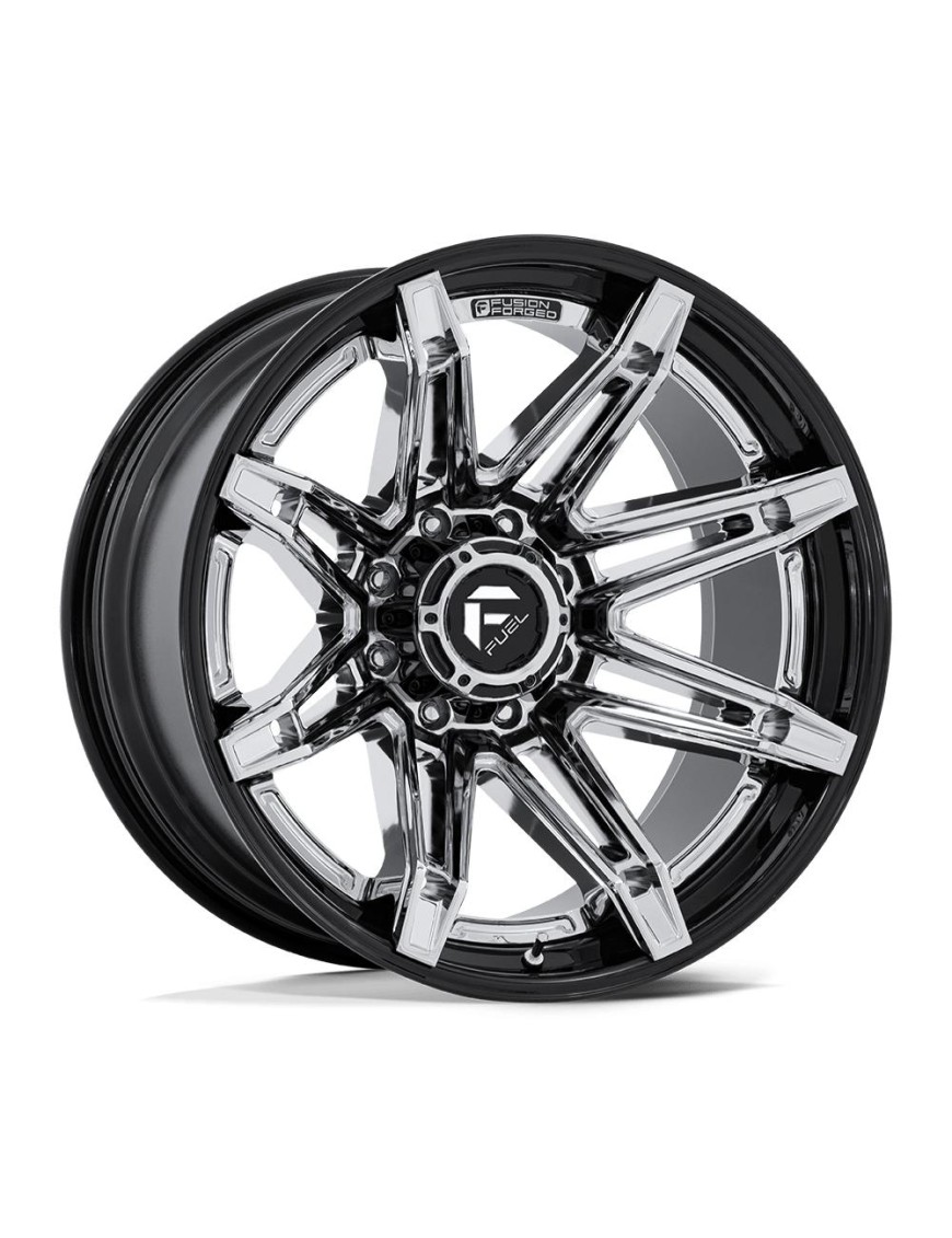 Felga aluminiowa FC401 BRAWL Chrome W/ Gloss Black Lip FUEL