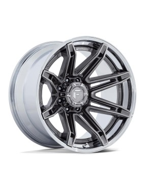 Felga aluminiowa FC401 BRAWL Platinum W/ Chrome Lip FUEL