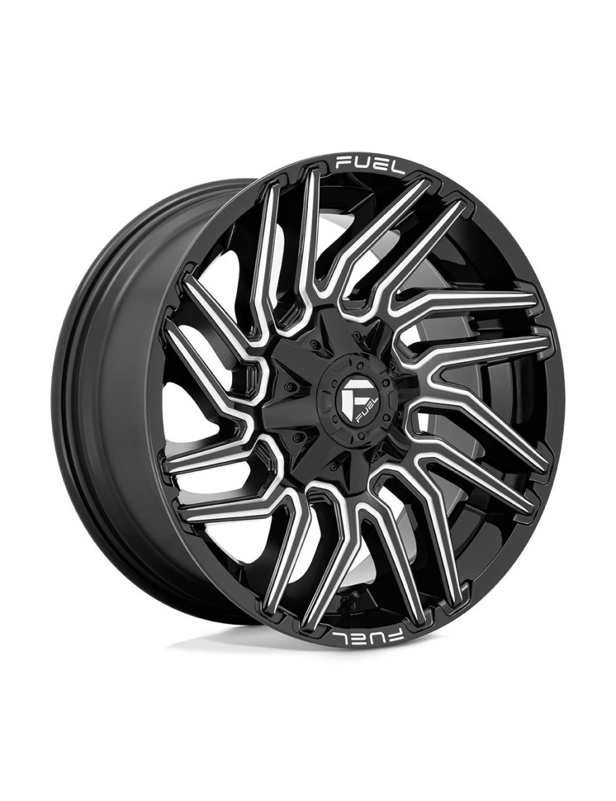 Felga aluminiowa D773 TYPHOON Gloss Black Milled FUEL