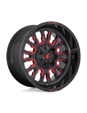 Felga aluminiowa D612 STROKE Gloss Black Red Tinted Clear FUEL