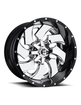 Felga aluminiowa D240 CLEAVER Chrome Plated Gloss Black Lip FUEL