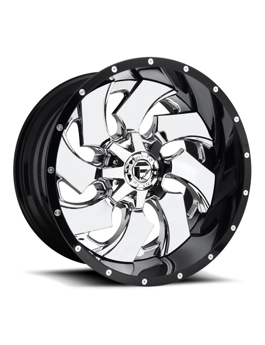 Felga aluminiowa D240 CLEAVER Chrome Plated Gloss Black Lip FUEL