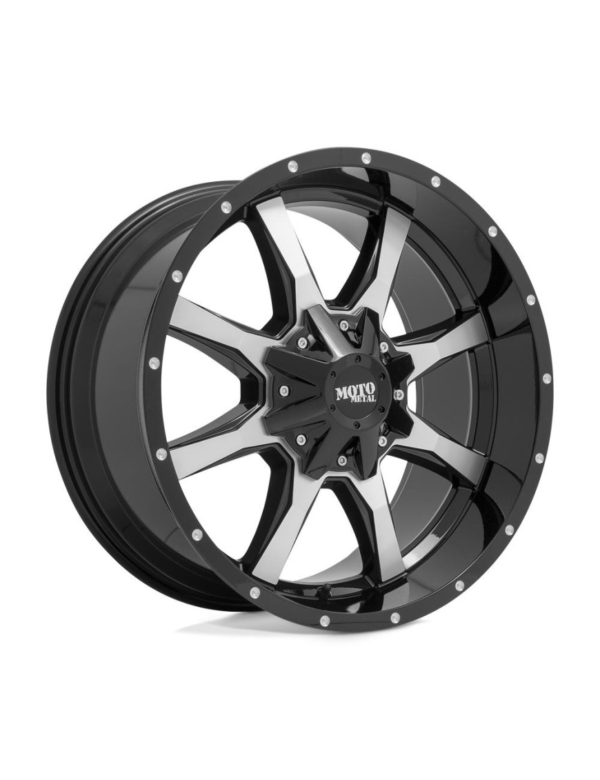 Felga aluminiowa MO970 Gloss Black W/ Machined Face MOTO METAL