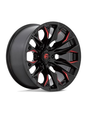 Felga aluminiowa D823 FLAME Gloss Black Milled W/ Candy Red FUEL