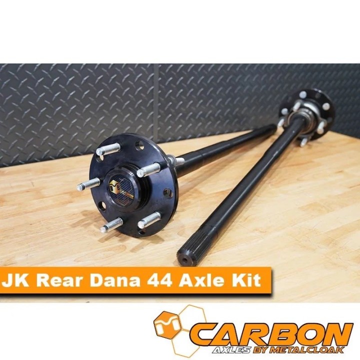 Półosie tylne Carbon Jeep Wrangler JK D44 35 spline METALCLOAK