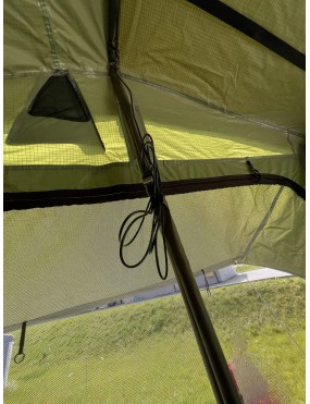 Namiot dachowy ALASKA 190 cm 5 osobowy Piaskowy | Szekla4x4.pl