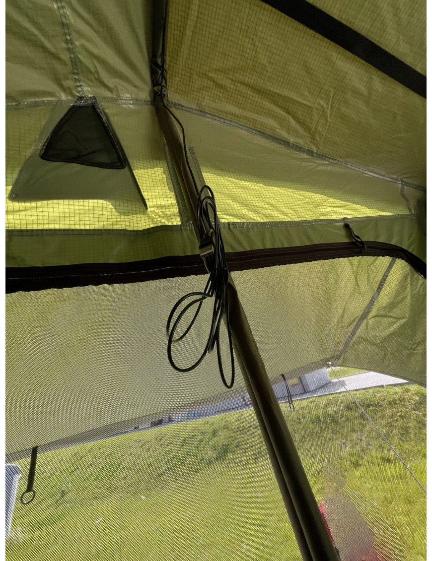 Namiot dachowy ALASKA 190 cm 5 osobowy Piaskowy | Szekla4x4.pl