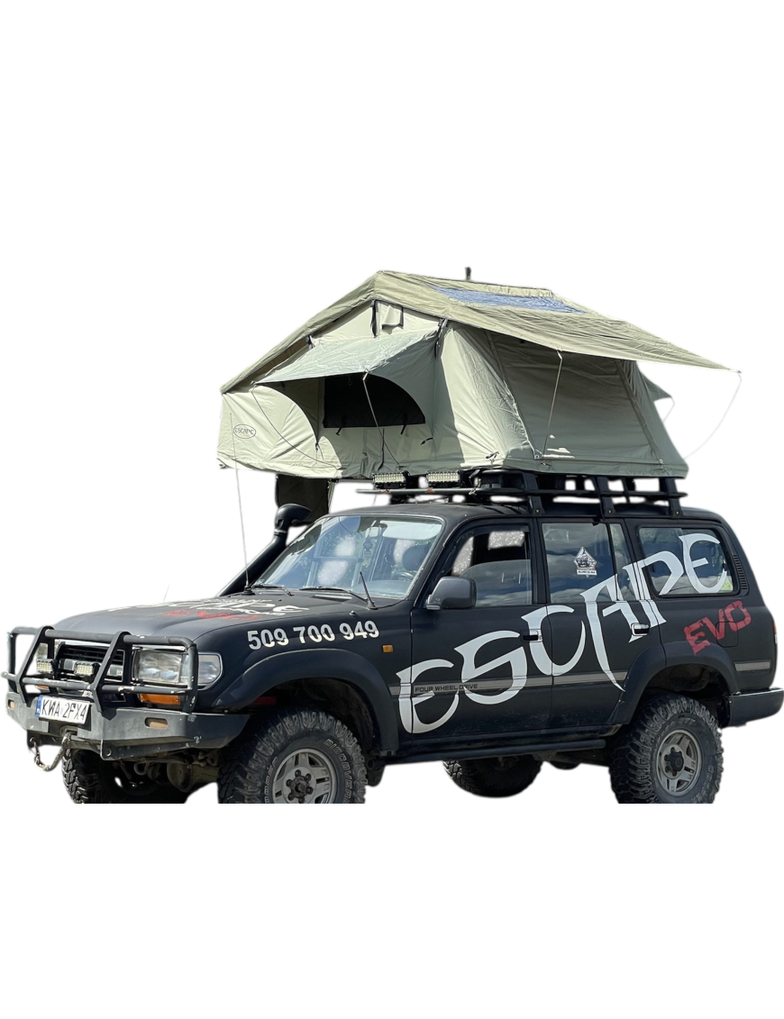 Namiot dachowy ALASKA 190 cm 5 osobowy LONG Zielony | Szekla4x4.pl