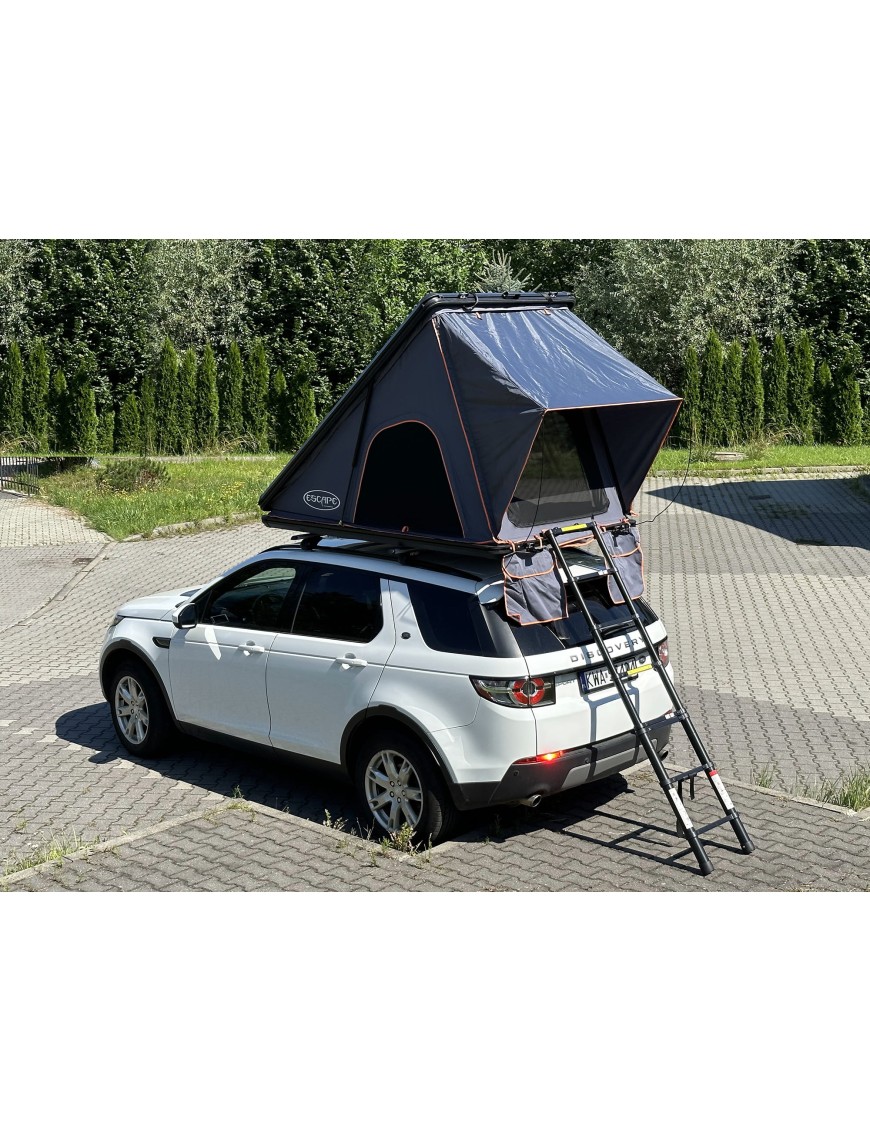 Namiot dachowy 2-osobowy Escape Alu-One aluminiowa obudowa SZARY | Szekla4x4.pl