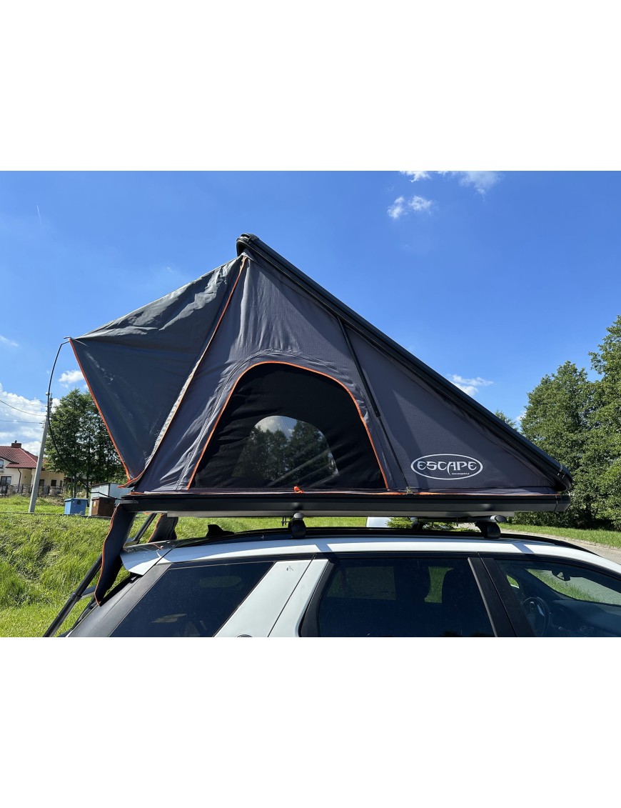 Namiot dachowy 2-osobowy Escape Alu-One aluminiowa obudowa SZARY | Szekla4x4.pl
