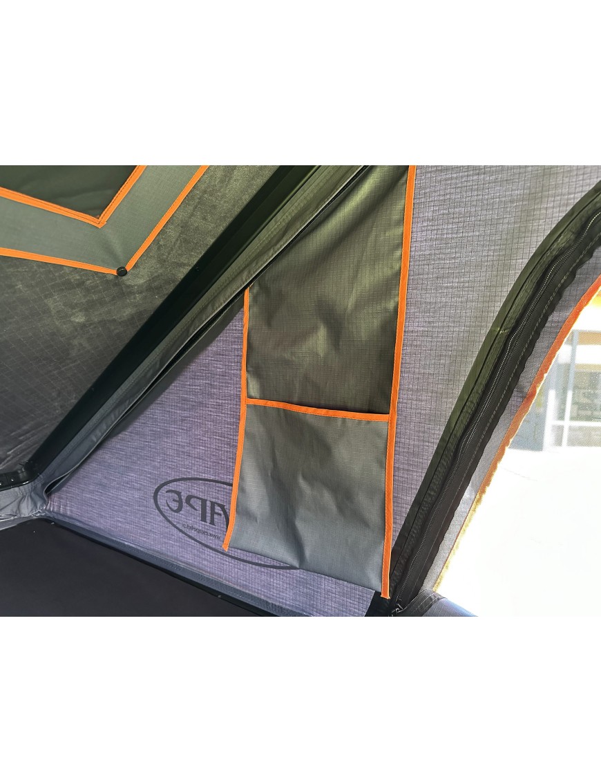 Namiot dachowy 2-osobowy Escape Alu-One aluminiowa obudowa SZARY | Szekla4x4.pl