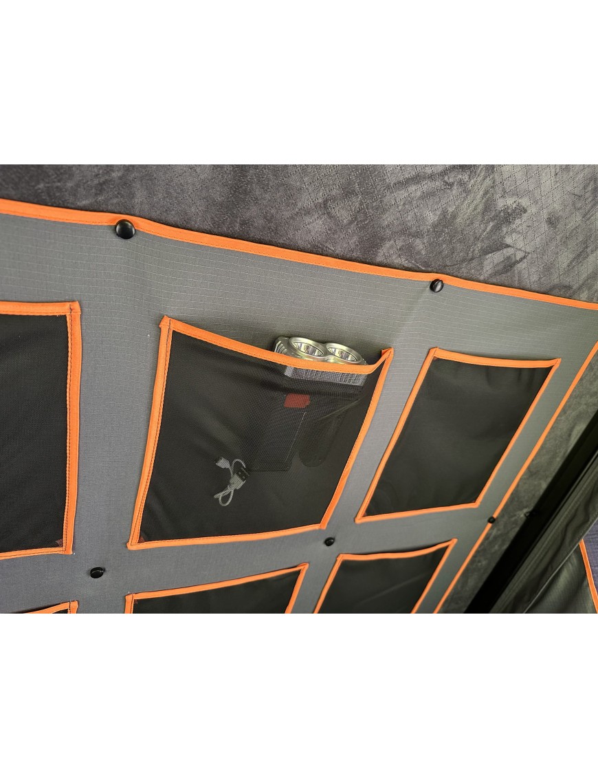 Namiot dachowy 2-osobowy Escape Alu-One aluminiowa obudowa SZARY | Szekla4x4.pl