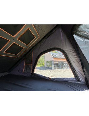Namiot dachowy 2-osobowy Escape Alu-One aluminiowa obudowa SZARY | Szekla4x4.pl