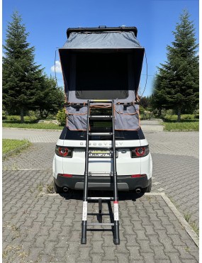 Namiot dachowy 2-osobowy Escape Alu-One aluminiowa obudowa SZARY | Szekla4x4.pl