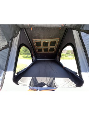 Namiot dachowy 2-osobowy Escape Alu-One aluminiowa obudowa SZARY | Szekla4x4.pl