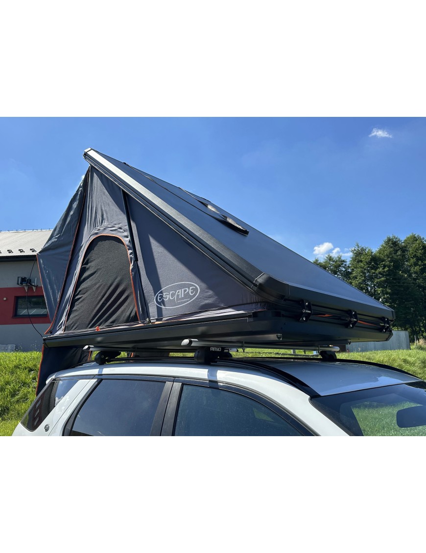 Namiot dachowy 2-osobowy Escape Alu-One aluminiowa obudowa SZARY | Szekla4x4.pl
