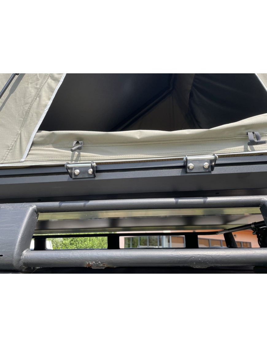 Namiot dachowy 2-osobowy Escape Alu-One aluminiowa obudowa Black | Szekla4x4.pl