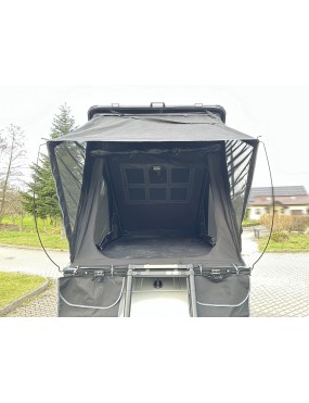 Namiot dachowy 2-osobowy Escape Alu-One aluminiowa obudowa Black | Szekla4x4.pl