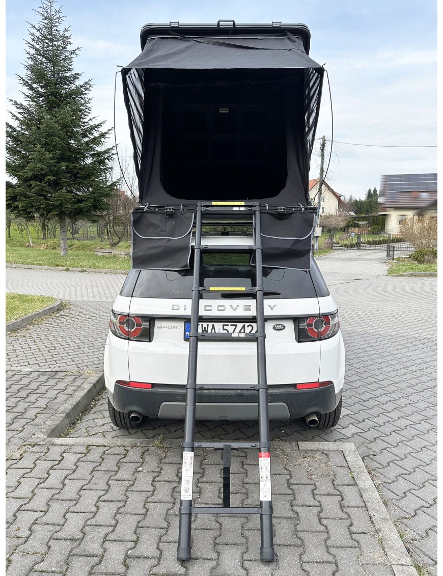 Namiot dachowy 2-osobowy Escape Alu-One aluminiowa obudowa Black | Szekla4x4.pl