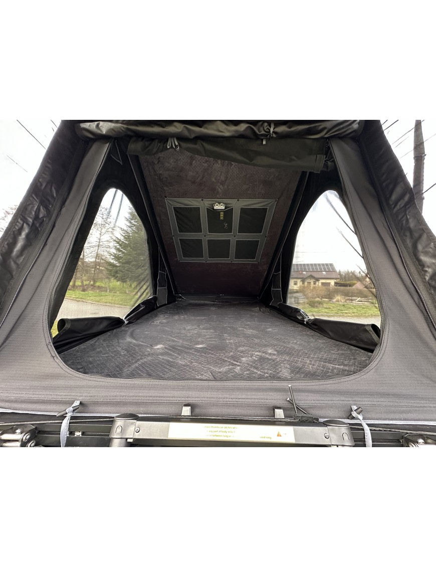 Namiot dachowy 2-osobowy Escape Alu-One aluminiowa obudowa Black | Szekla4x4.pl