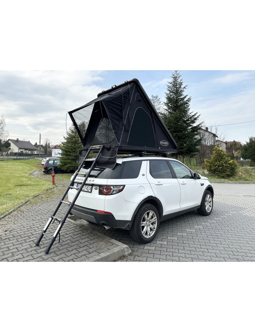 Namiot dachowy 2-osobowy Escape Alu-One aluminiowa obudowa Black | Szekla4x4.pl