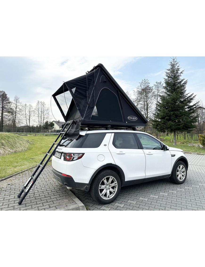 Namiot dachowy 2-osobowy Escape Alu-One aluminiowa obudowa Black | Szekla4x4.pl