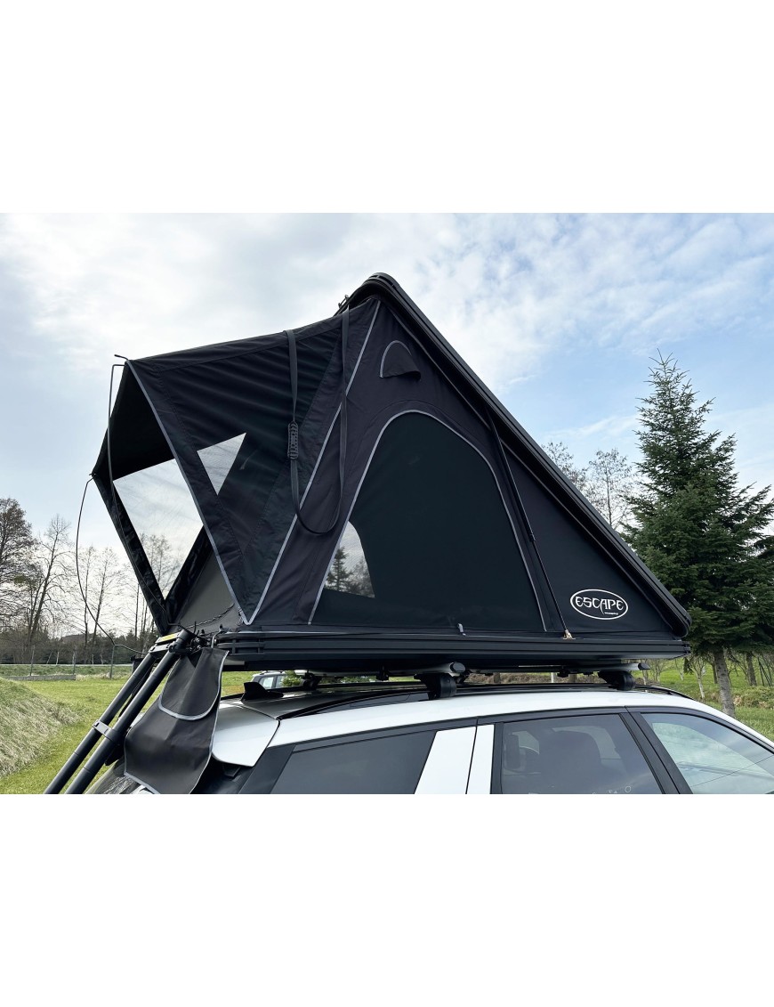 Namiot dachowy 2-osobowy Escape Alu-One aluminiowa obudowa Black | Szekla4x4.pl