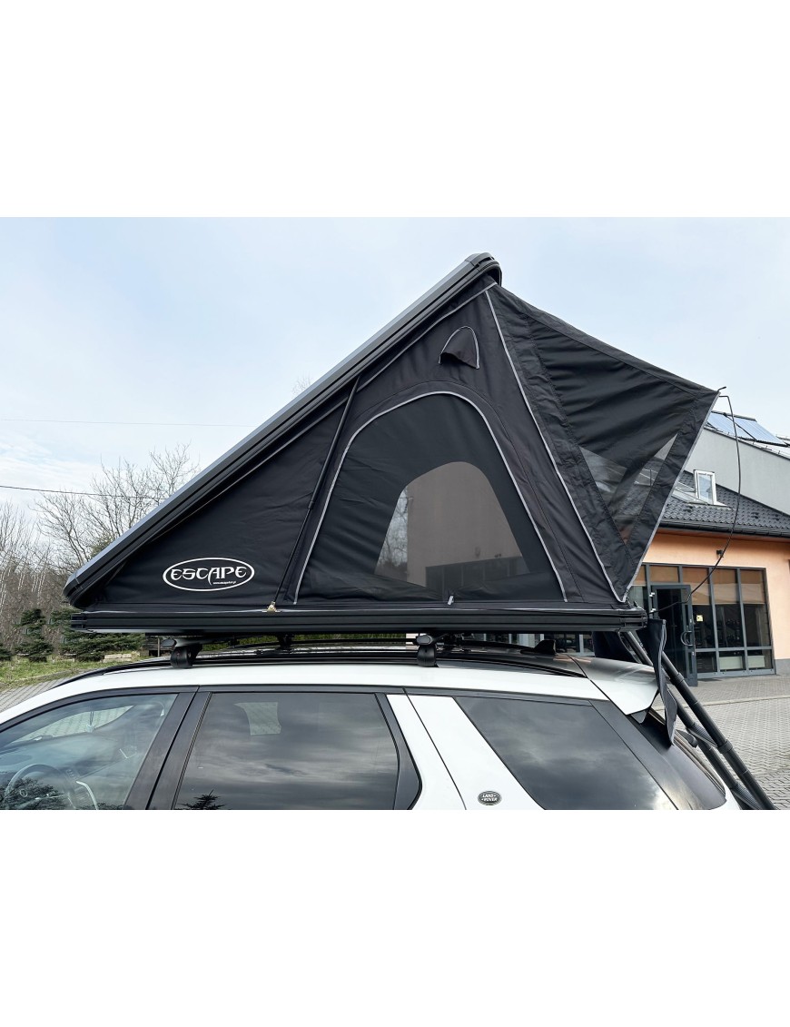 Namiot dachowy 2-osobowy Escape Alu-One aluminiowa obudowa Black | Szekla4x4.pl