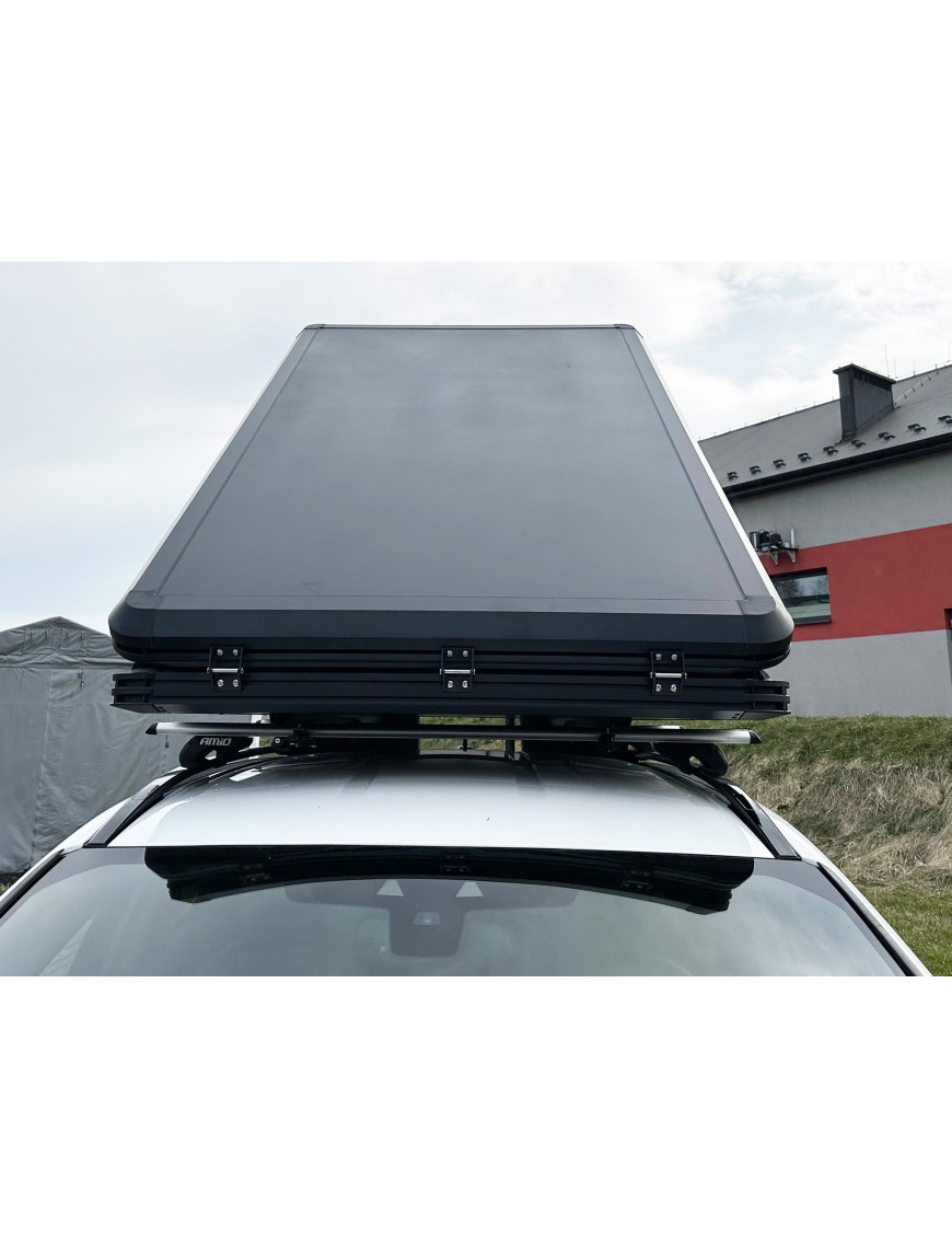 Namiot dachowy 2-osobowy Escape Alu-One aluminiowa obudowa Black | Szekla4x4.pl