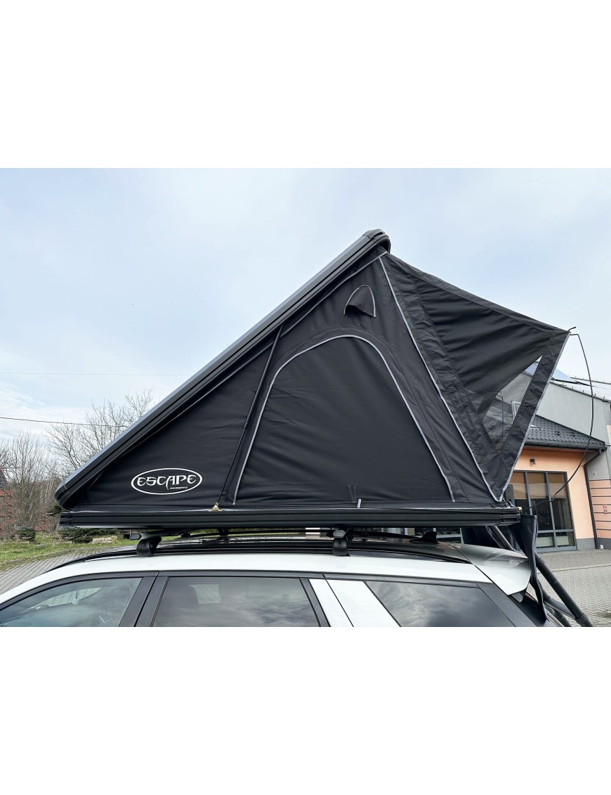 Namiot dachowy 2-osobowy Escape Alu-One aluminiowa obudowa Black | Szekla4x4.pl