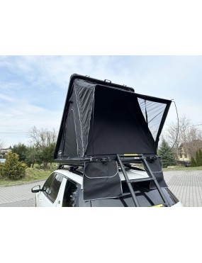 Namiot dachowy 2-osobowy Escape Alu-One aluminiowa obudowa Black | Szekla4x4.pl