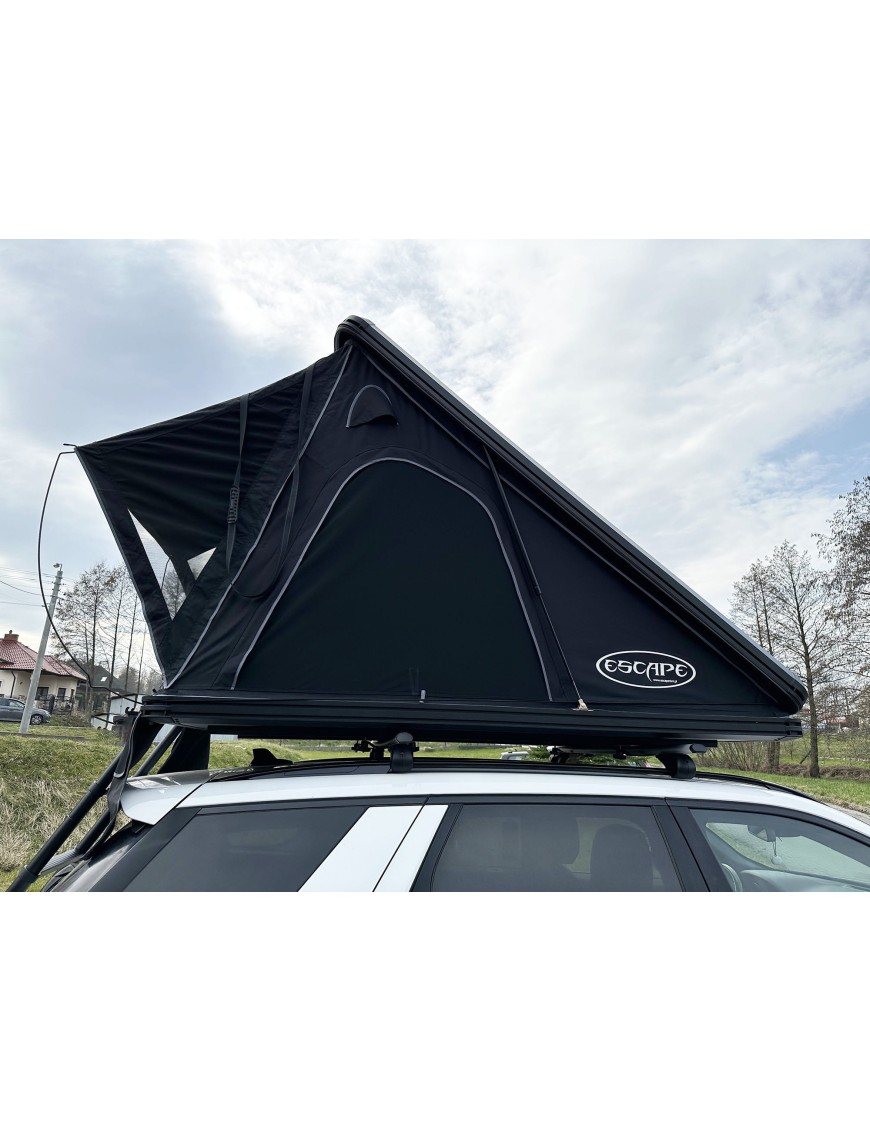 Namiot dachowy 2-osobowy Escape Alu-One aluminiowa obudowa Black | Szekla4x4.pl